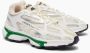 Lacoste Wit Groen Leren Sneakers White Dames - Thumbnail 3