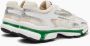 Lacoste Wit Groen Leren Sneakers White Dames - Thumbnail 4