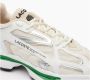 Lacoste Wit Groen Leren Sneakers White Dames - Thumbnail 7
