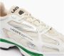 Lacoste Wit Groen Leren Sneakers White Dames - Thumbnail 6