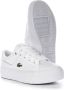 Lacoste Witte Gouden Platform Sneakers Vrouwen White Dames - Thumbnail 11