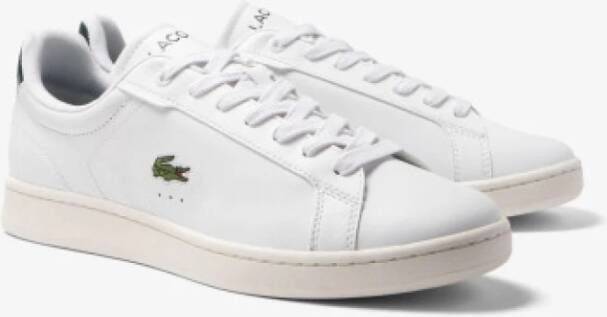 Lacoste Witte leren Carnaby voor heren White Heren