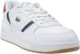 Lacoste Witte leren lage sneakers met rubberen zool White Heren - Thumbnail 18