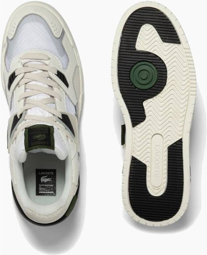 Lacoste Witte Leren Sneakers 125 Wit Heren