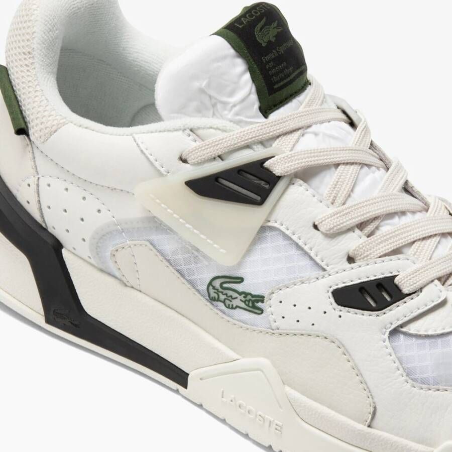 Lacoste Witte Leren Sneakers 125 Wit Heren