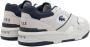 Lacoste Carnaby Pro leren sneakers wit donkerblauw - Thumbnail 8