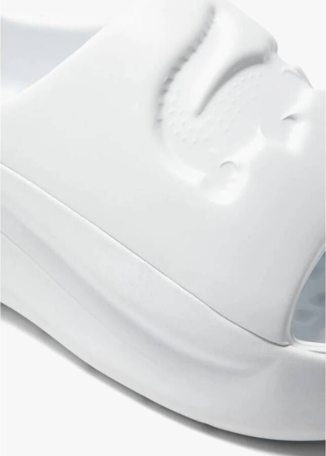 Lacoste Witte Serve Slide 3.0 Slippers White Heren