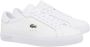 Lacoste Witte sportieve leren damessneakers - Thumbnail 2