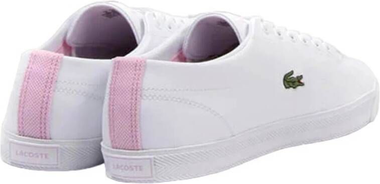 Lacoste Witte sportiee synthetische sneakers oor rouwen White Dames