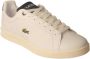 Lacoste Witte Blauwe Carnaby Damessneakers White Dames - Thumbnail 4
