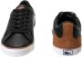 Lacoste Zwarte Sneakers met PU Leren Bovenwerk Black Heren - Thumbnail 4