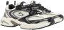 Lacoste dames sneaker Storm Sneaker leder en mesh wit zwart grijs - Thumbnail 2