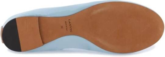 Lanvin Ballerina Flat van lakleer Blue Dames