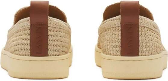 Lanvin Beige Platte Schoenen met Treklipje