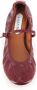 Lanvin Bordeaux Platte Ballerina Schoenen Red Dames - Thumbnail 5