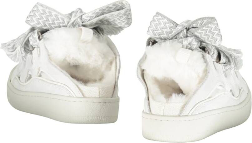 Lanvin Chunky Faux Fur Sneakers