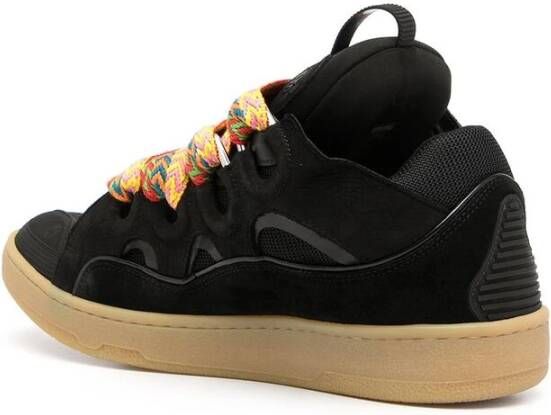 Lanvin Chunky Lace-Up Sneakers Black Heren