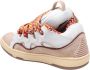 Lanvin Chunky Leren Sneakers Wit Perzik - Thumbnail 2