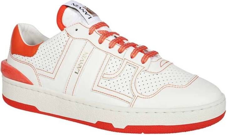 Lanvin Clay Low Top Sneakers White Dames