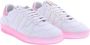 Lanvin Clay Low Top Sneakers Synthetische Materialen Leren Details White Dames - Thumbnail 4