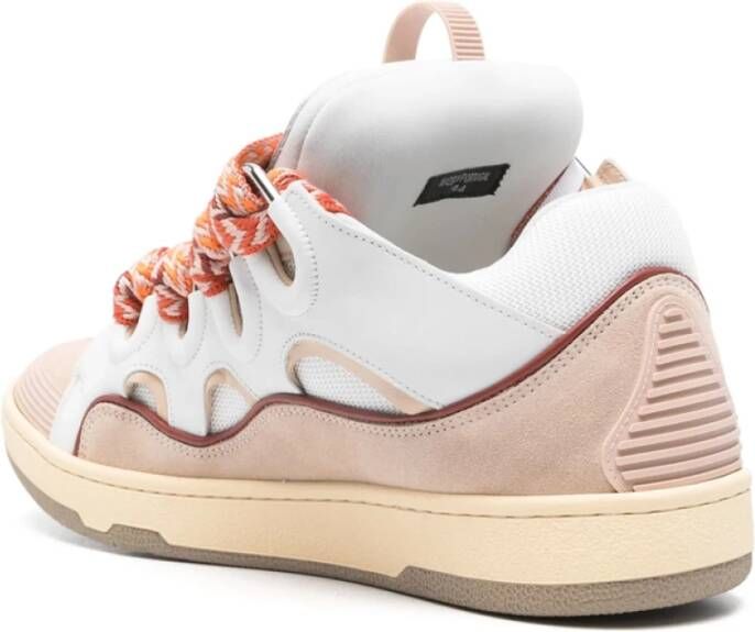 Lanvin Curb Leather Sneakers