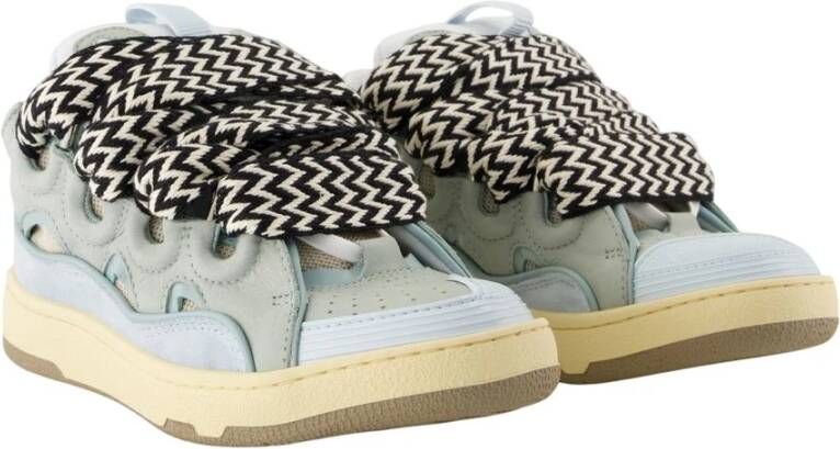 Lanvin Curb Leather Sneakers