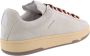 Lanvin Aztec-Weave Vetersluiting Suède Sneakers Beige Heren - Thumbnail 2