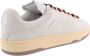 Lanvin Aztec-Weave Vetersluiting Suède Sneakers Beige Heren - Thumbnail 2