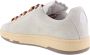 Lanvin Aztec-Weave Vetersluiting Suède Sneakers Beige Heren - Thumbnail 3
