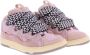 Lanvin Roze Leren Sneakers met Ademende Details Pink Dames - Thumbnail 5