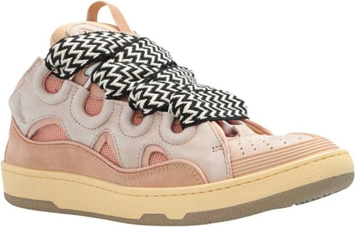 Lanvin Curb Sneakers Roze Heren