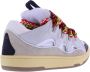 Lanvin Witte Leren Sneakers Multicolor Veters Multicolor Dames - Thumbnail 5