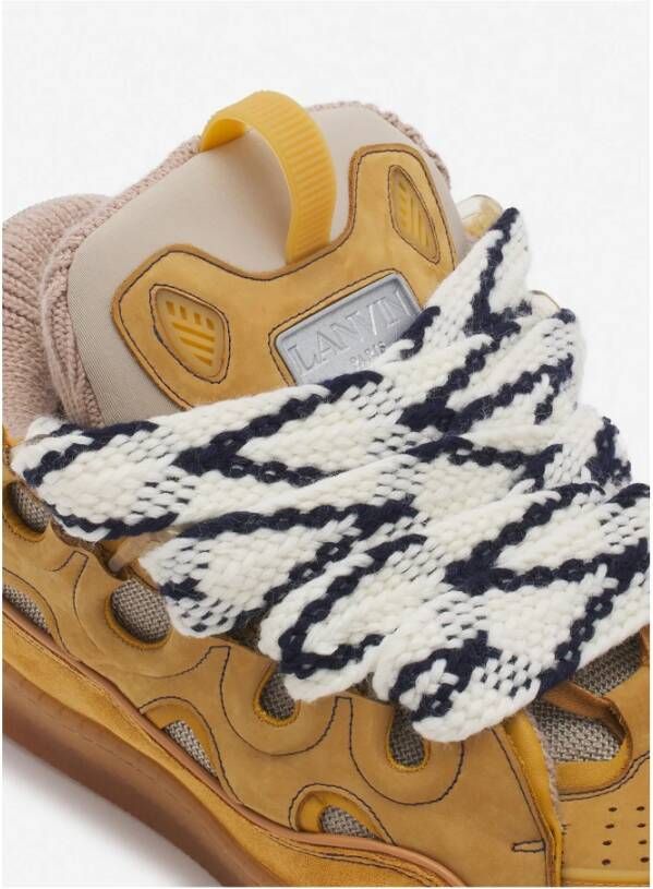 Lanvin Curb Sneakers Yellow Heren