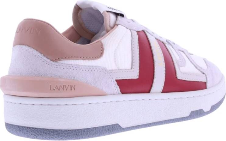 Lanvin Dames Clay Low Top Sneakers White Dames
