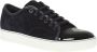 Lanvin Dbb1 Suede And Patent Leather Sportschoenen Blauw Heren - Thumbnail 11