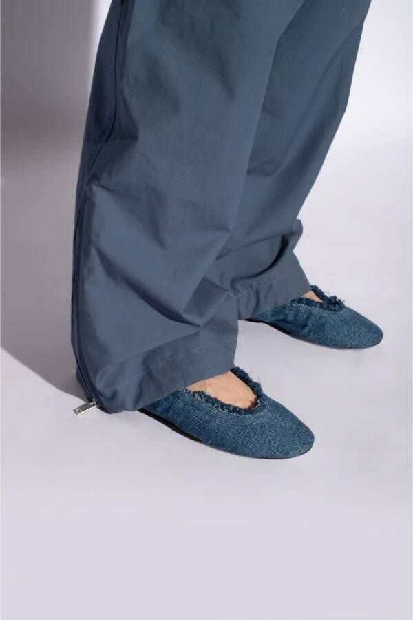 Lanvin Denim ballerina's Blue Dames