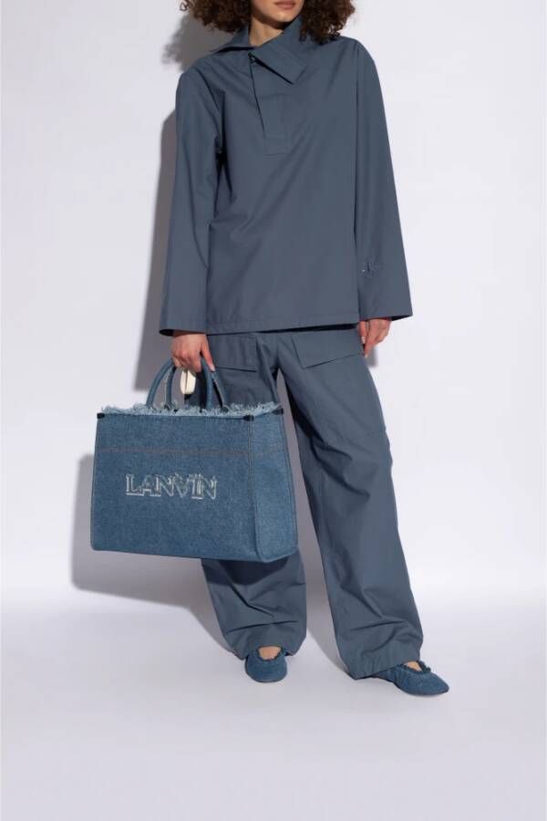 Lanvin Denim ballerina's Blue Dames