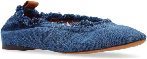 Lanvin Denim ballerina's Blue Dames