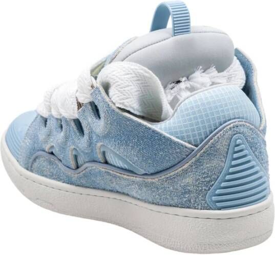 Lanvin Denim Blauwe Sneakers Aw25