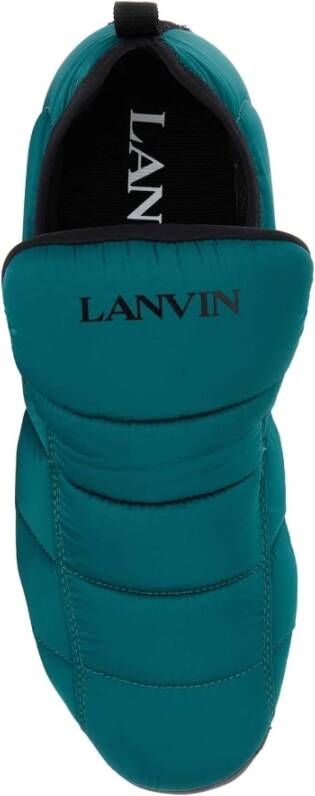 Lanvin Grijze Curb Sneakers van Rubber Grijs Heren