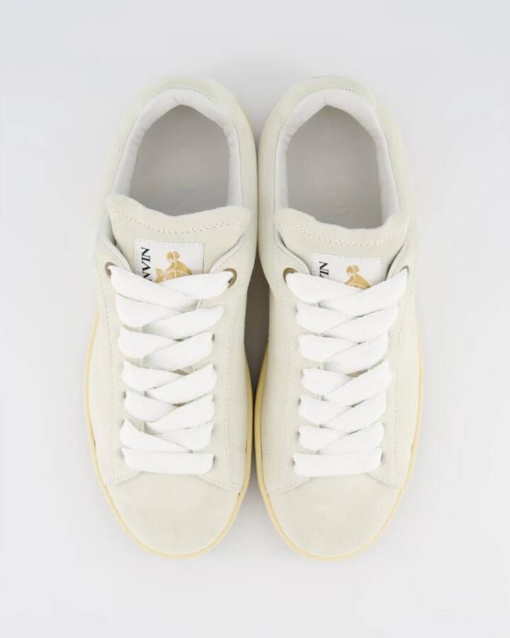 Lanvin Heren Curb Lite Sneakers Wit White Heren