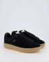Lanvin Zwarte Suède Lage Sneakers met Multikleur Veters Black Heren - Thumbnail 4