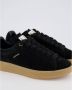 Lanvin Zwarte Suède Lage Sneakers met Multikleur Veters Black Heren - Thumbnail 5