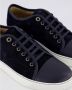 Lanvin Dbb1 Suede And Patent Leather Sportschoenen Blauw Heren - Thumbnail 2