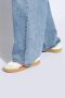 Lanvin Klei Sneakers Leer Suède Technische Stof Multicolor Dames - Thumbnail 7