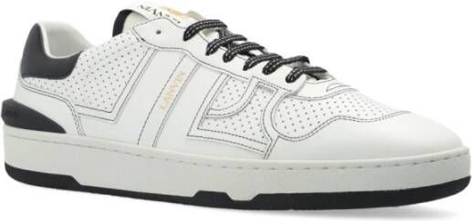 Lanvin Klei lage sneakers Wit Heren