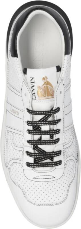 Lanvin Klei lage sneakers Wit Heren