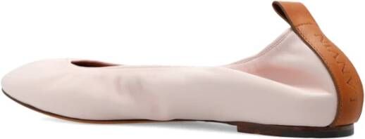 Lanvin Leren ballet flats Pink Dames