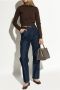 Lanvin Donkerbruine Ballerina Platte Schoenen Brown Dames - Thumbnail 3