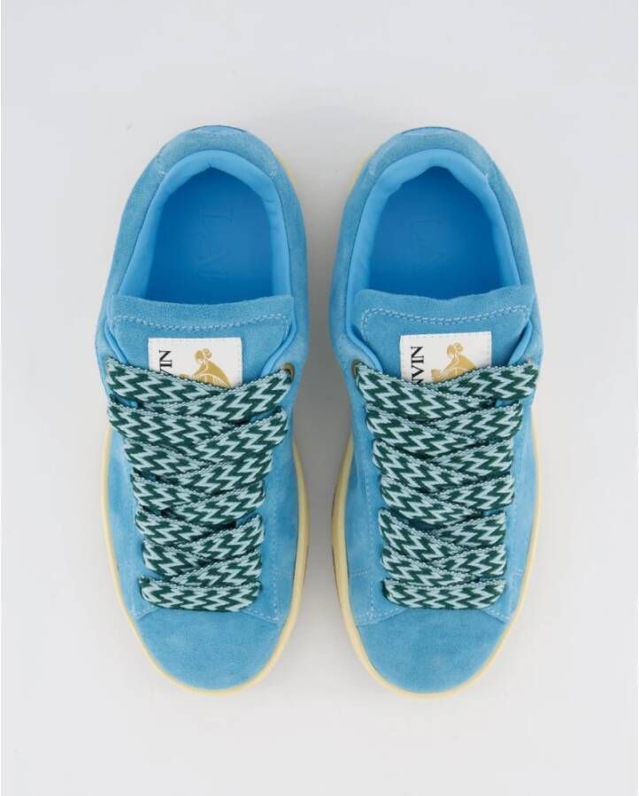 Lanvin Lite Curb Sneaker Blauw Blue Dames